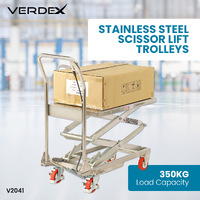 Stainless Steel Scissor Lift Trolleys