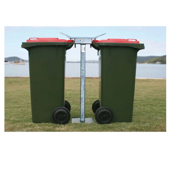 Double Bin Stand With Base (2x 120 Litre bins) -866mm high