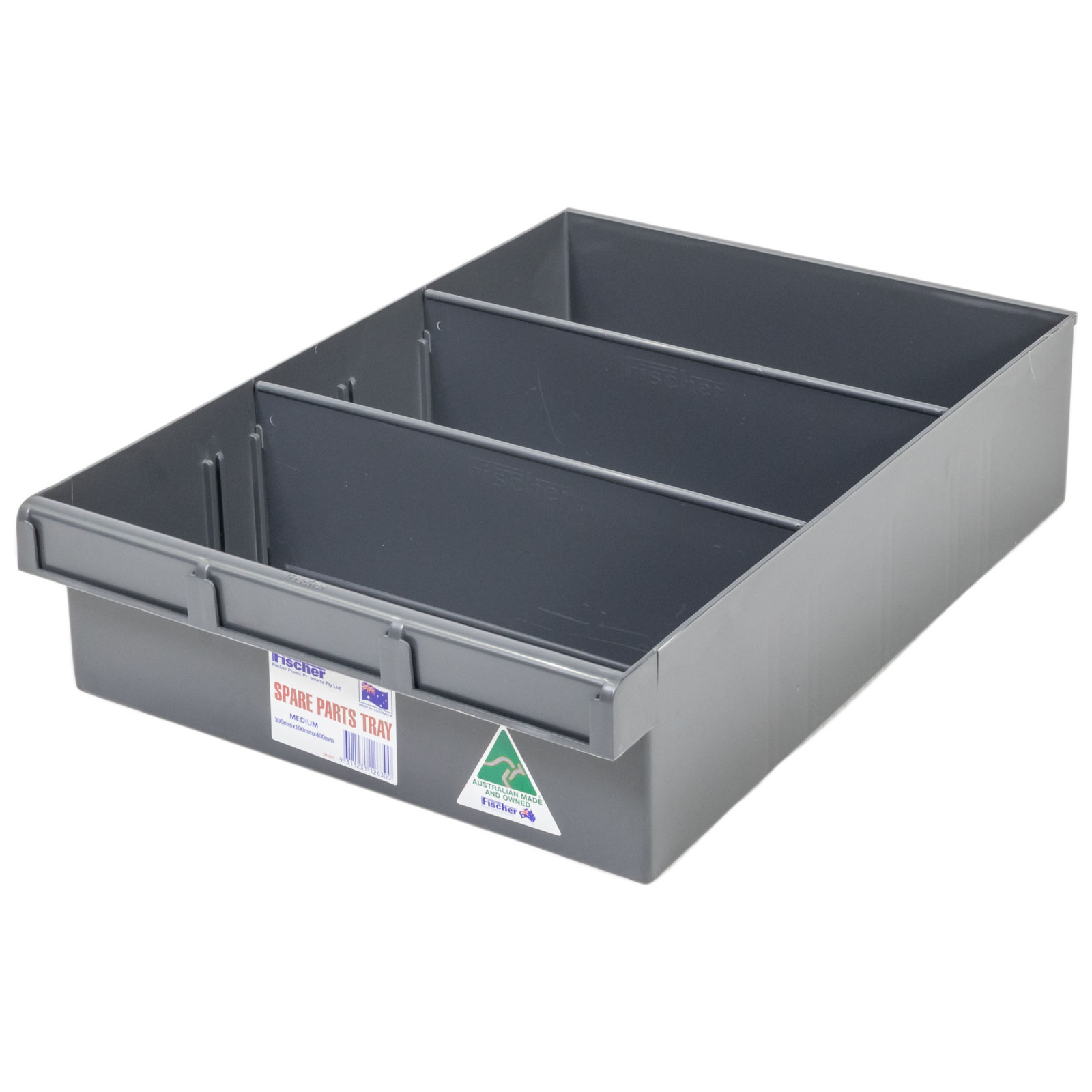 Spare Parts Tray No.31 (400x300x100 - LxWxH) with 2 Dividers - Carton of 8