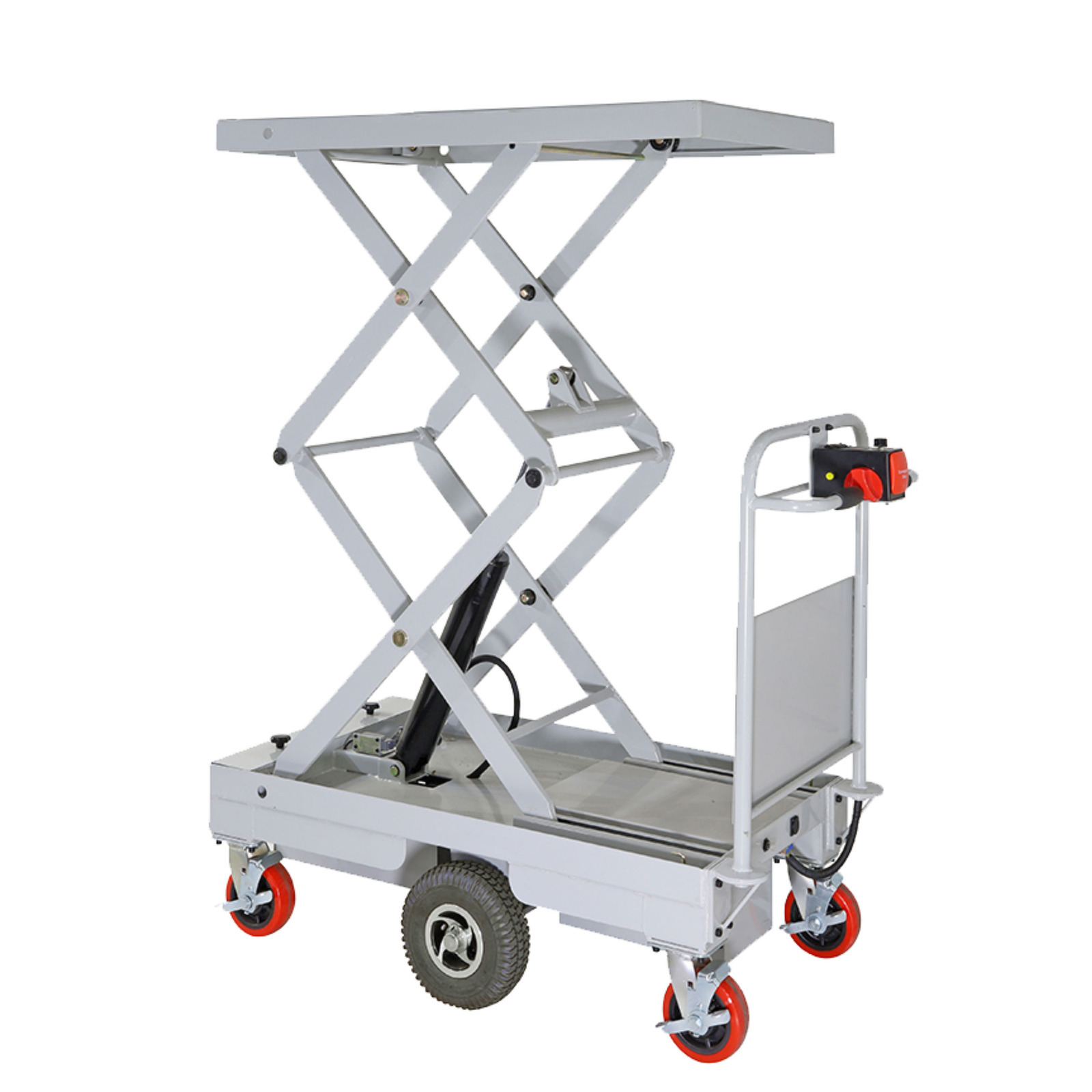 Self Propelled Electric Scissor Lift Trolley without Cage (double scissor)