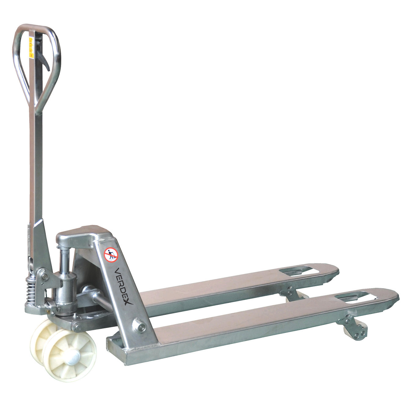 Stainless Steel Pallet Truck (Euro Size 520mm wide)