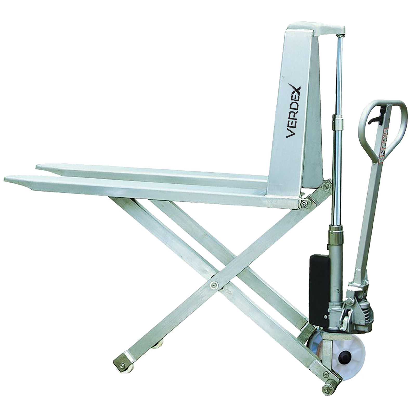 Stainless Steel Hi-Lift Pallet truck - Manual (540mm wide)