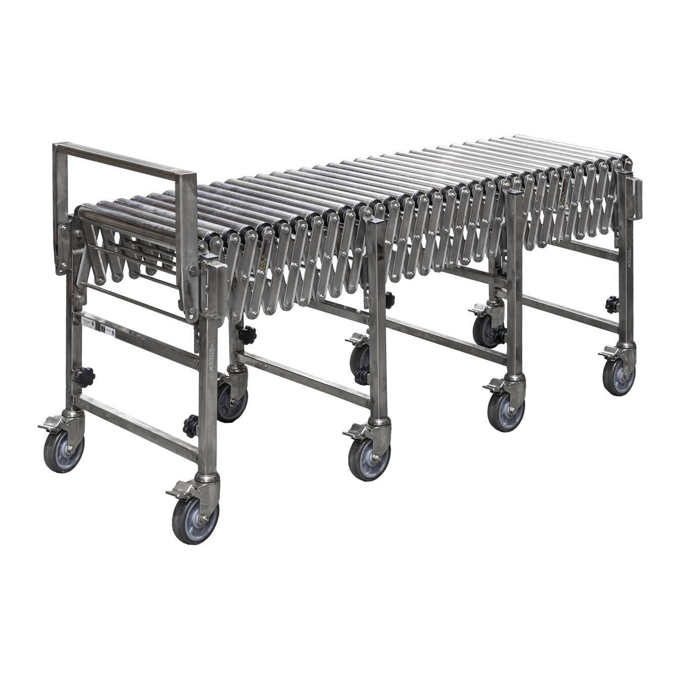 Stainless Steel Roller Expanding Conveyor - 450mm Wide