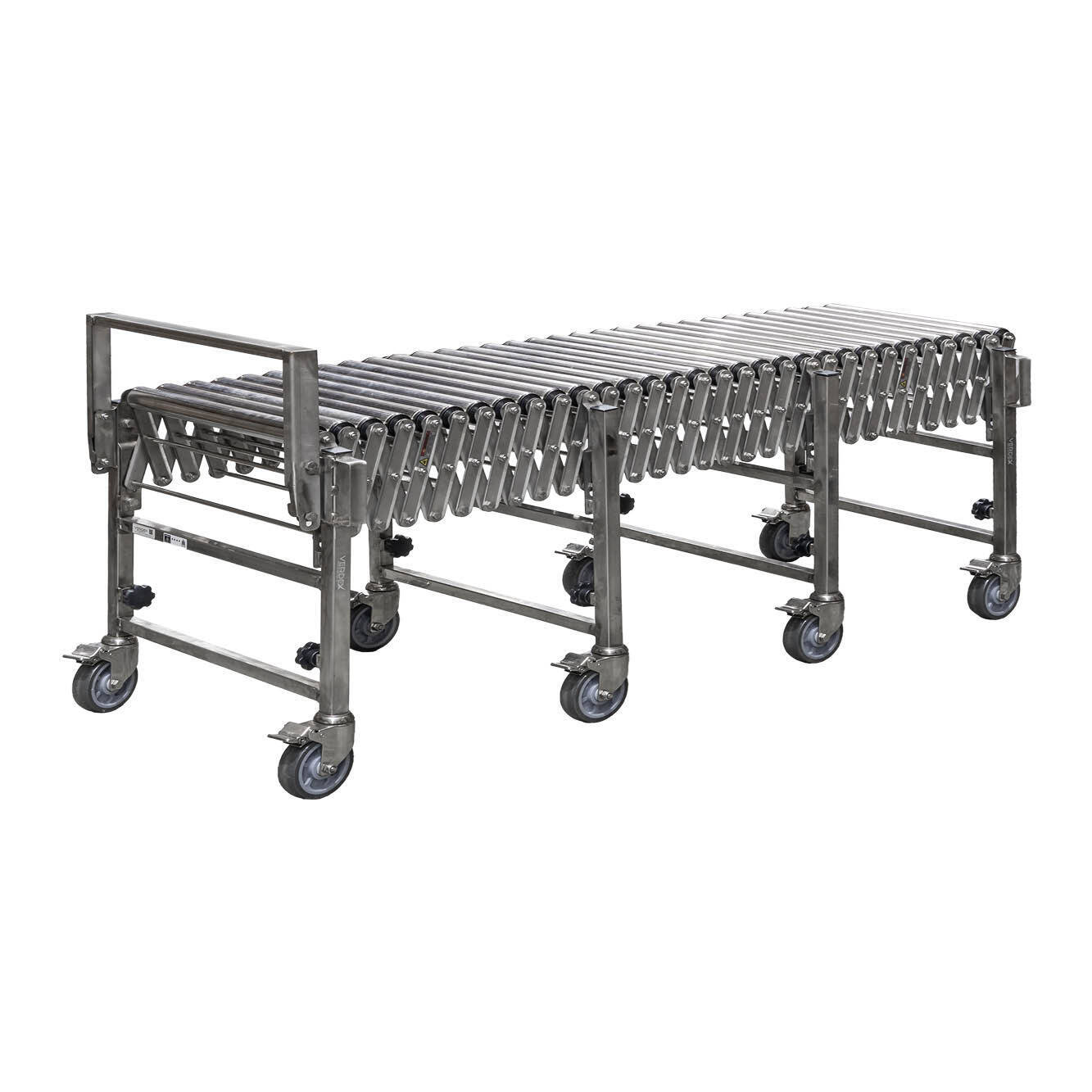 Stainless Steel Roller Expanding Conveyor - 600mm Wide