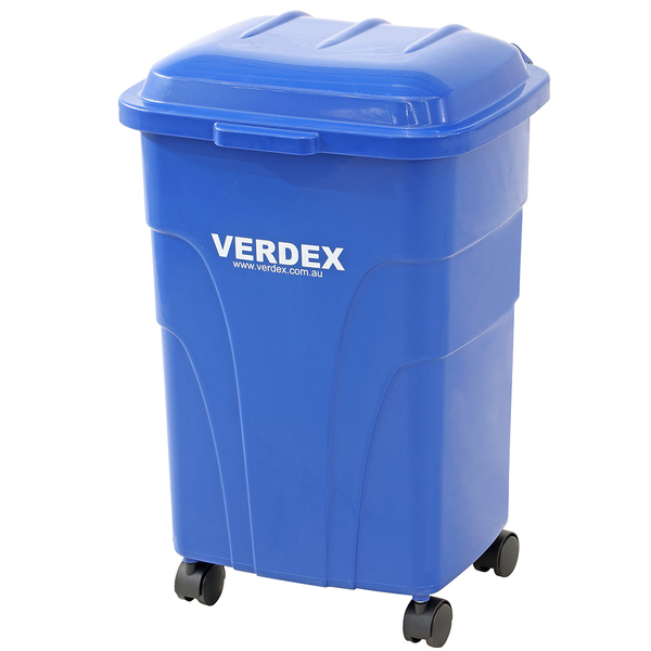 70L Garbage Bin - Blue