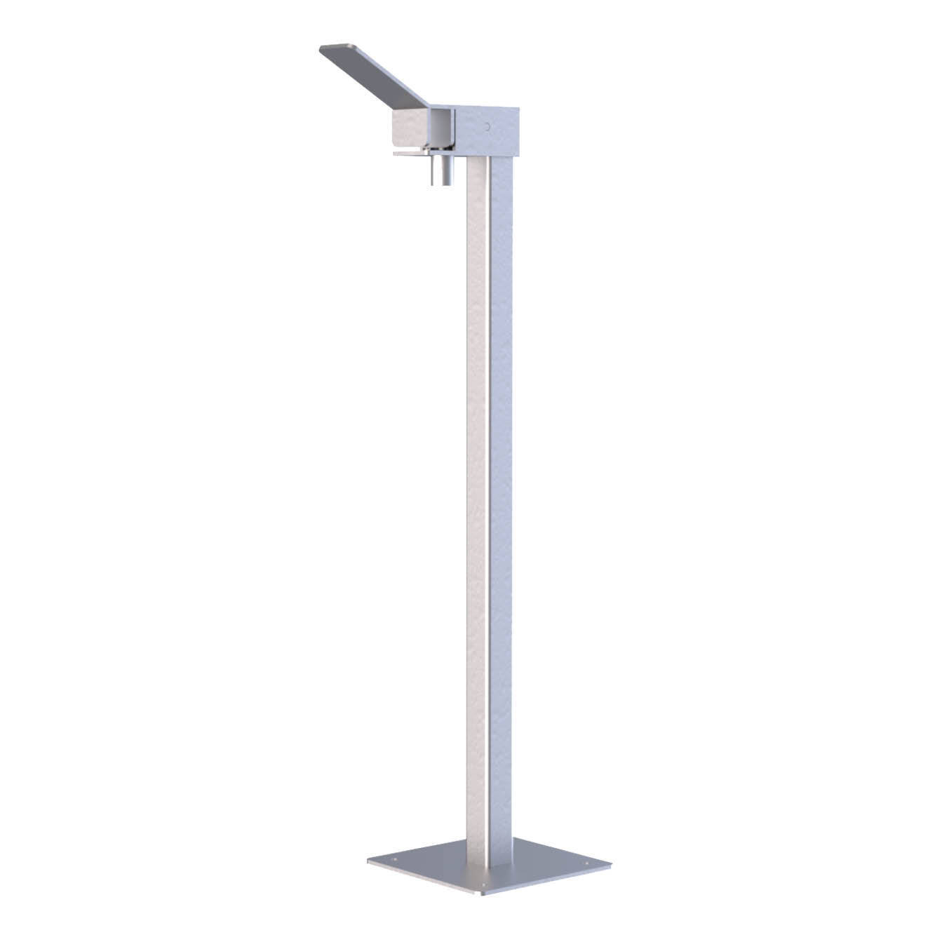 Single Wheelie Bin Stand with Base Plate (120L)