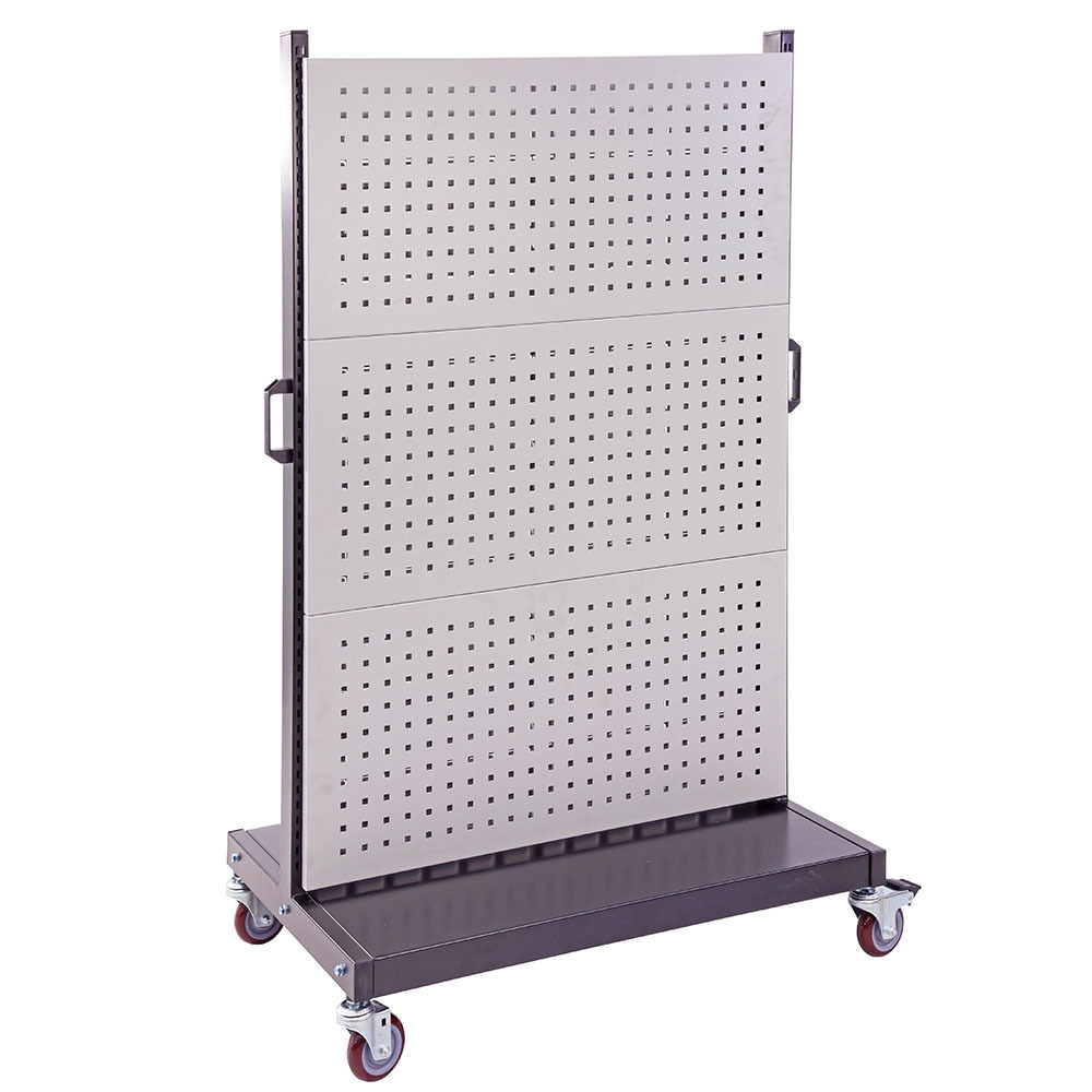 Square Hole Pegboard Panel Trolley - 980x600x1540mm (LxWxH)