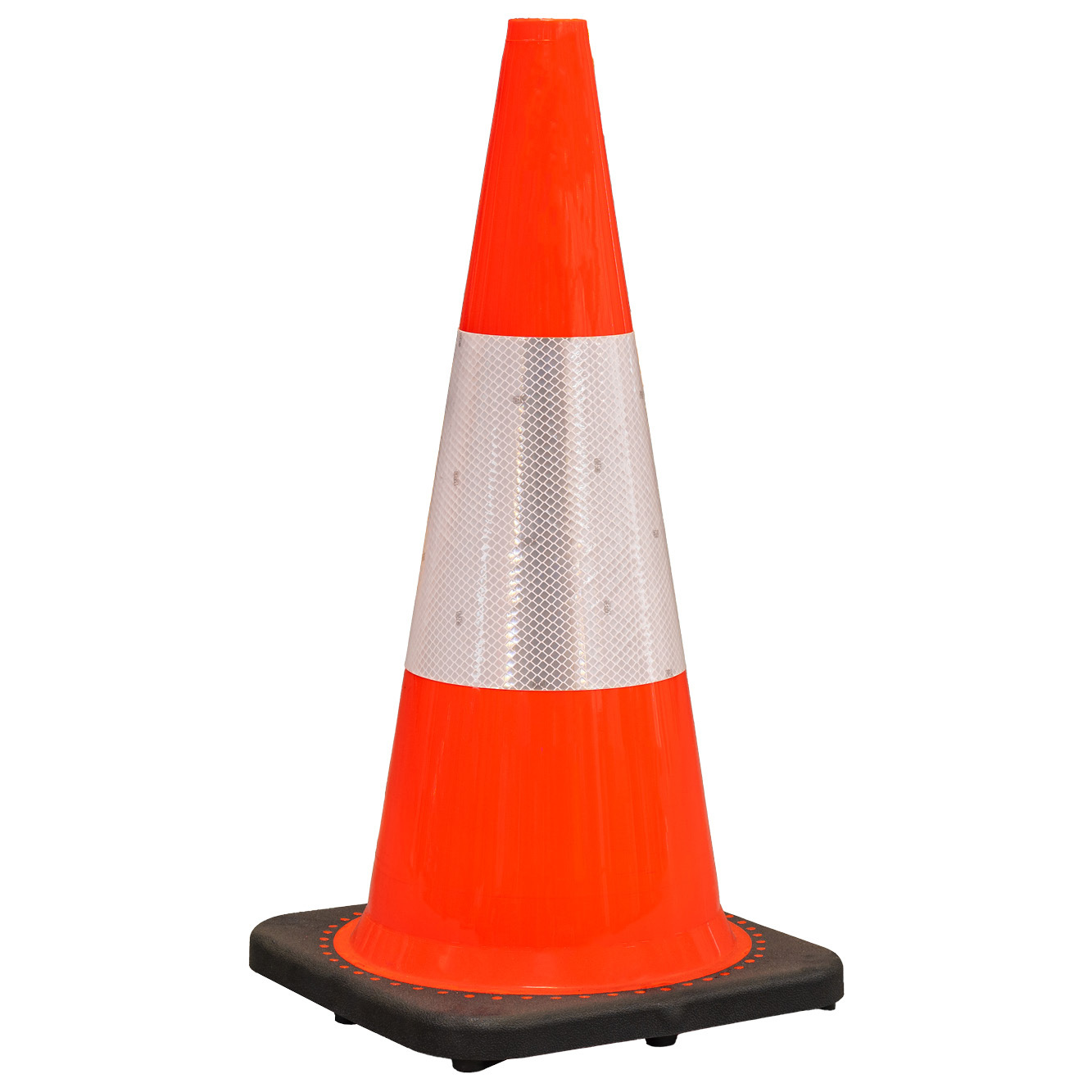 Traffic Cone with Reflective Tape - 700mm high