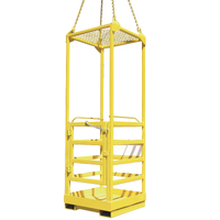 1 Person Crane Platform Cage (with Mesh Roof)