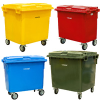 1100L Large Plastic Wheelie Bins (Clearance)